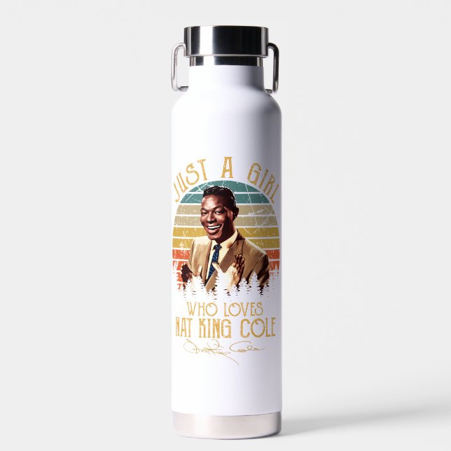 Nat King Cole Water Bottle (Front)