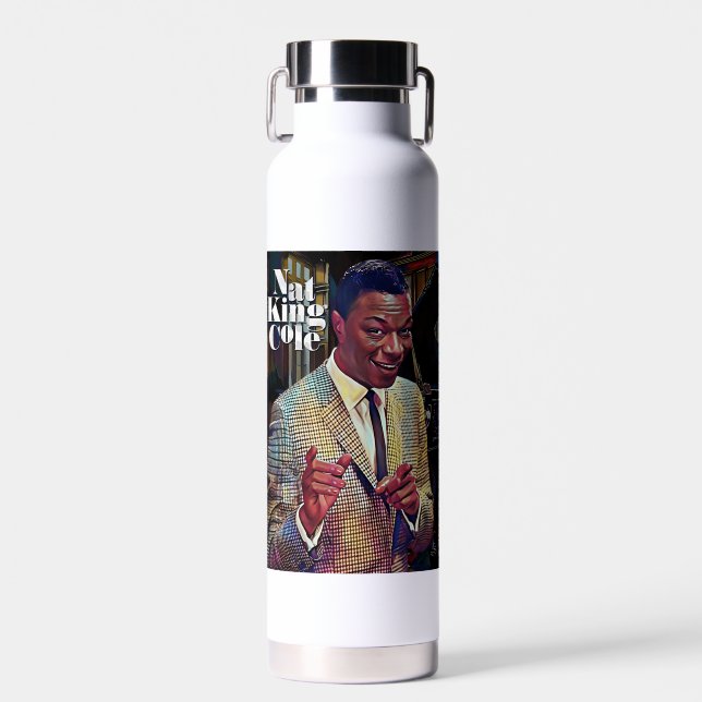 Nat King Cole Water Bottle (Front)