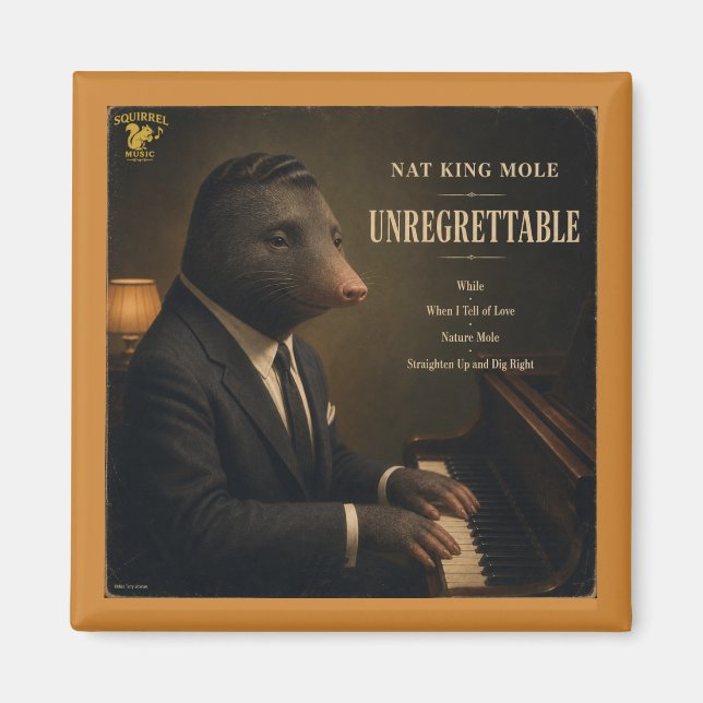 Nat King Mole Album: a Parody Magnet (Front)