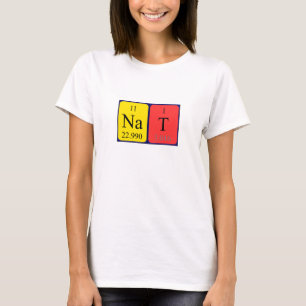 Nat periodic table name shirt
