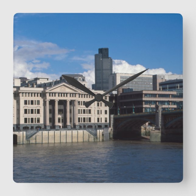 Nat West Tower or Tower 42 The City of London Square Wall Clock (Front)