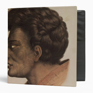 Natai, a Maori chief from Bream Bay, New Zealand Binder