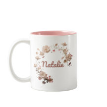 Natalie Floral Mug