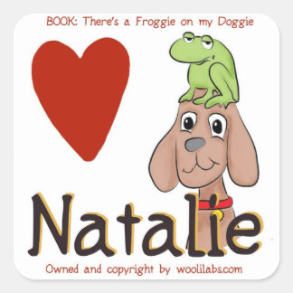 Natalie Froggie on Doggie Stickers