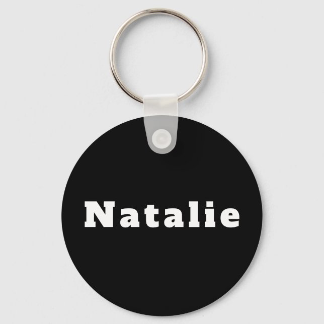 Natalie Keychain (Front)