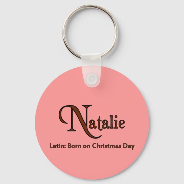 Natalie Keychain (Front)