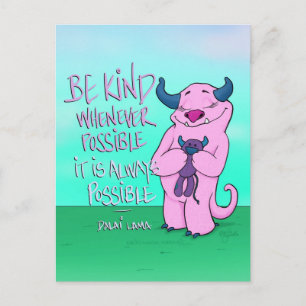 Natalie le Monster, carte postale