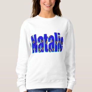 'Natalie' Name Made From Guinea Pigs, Sweatshirt
