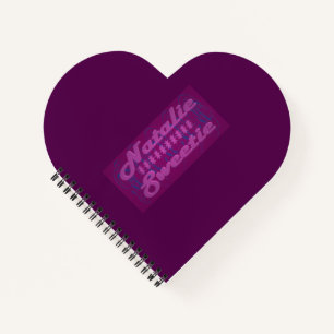 Natalie Sweetie design deep purple Crossbody Bag Notebook