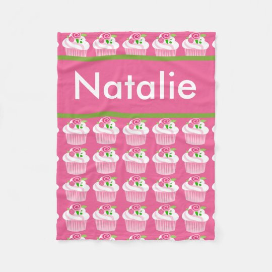 Natalie's Personalized Cupcake Blanket