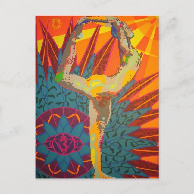 Natarajasana 2008 as postcard (Front)