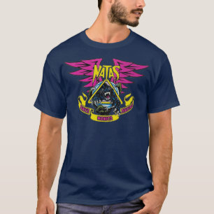 Natas claw and panther skateboard design T-Shirt