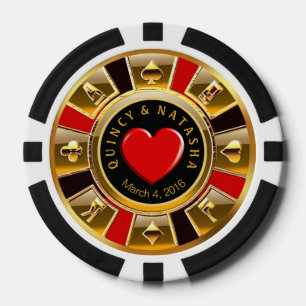 Natasha2 Vegas Casino Chip Red & Black