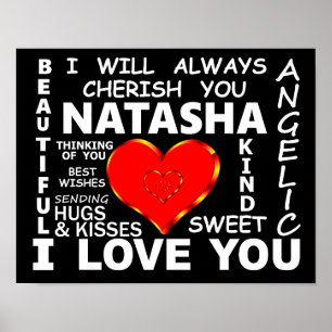 Natasha I Love You Poster