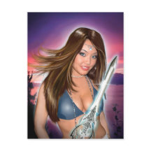 Natasha Portrait (Postcard)