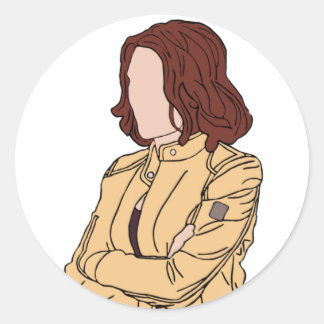 natasha romanoff  classic round sticker