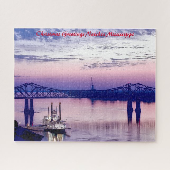 Natchez Mississippi Riverboat. Jigsaw Puzzle (Horizontal)