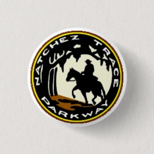 Natchez Trace Parkway 1 Inch Round Button
