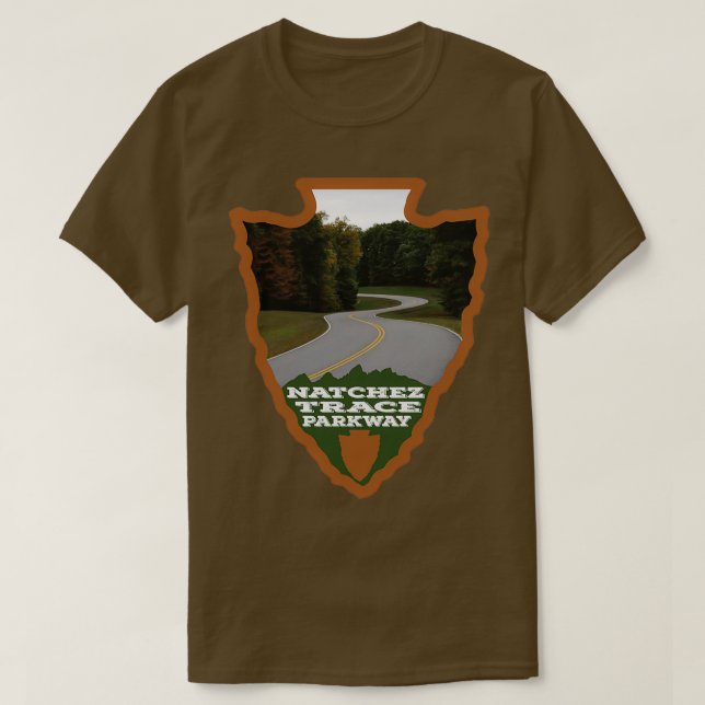 Natchez Trace Parkway arrowhead T-Shirt (Design Front)