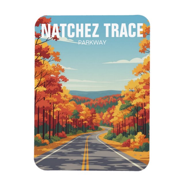 Natchez Trace Parkway Magnet (Vertical)