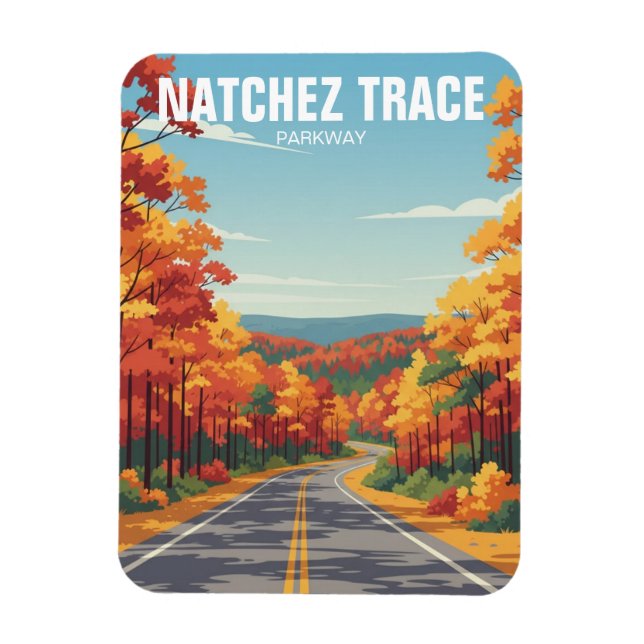 Natchez Trace Parkway Magnet (Vertical)