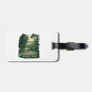 Natchez Trace Parkway Mississippi Forest Luggage Tag