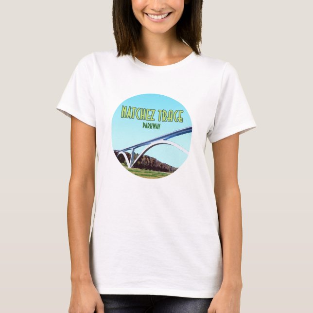 Natchez Trace Parkway Tennessee Mississippi T-Shirt (Front)