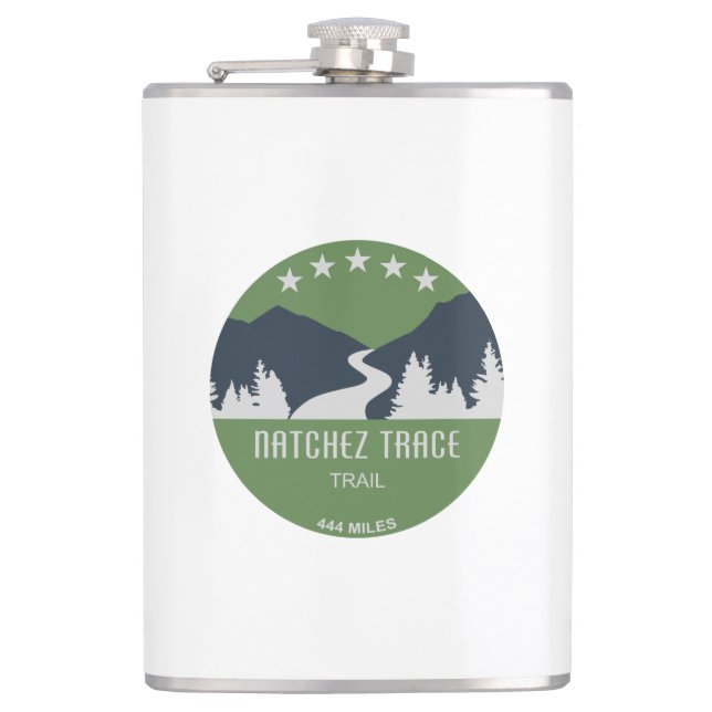Natchez Trace Trail Hip Flask (Front)