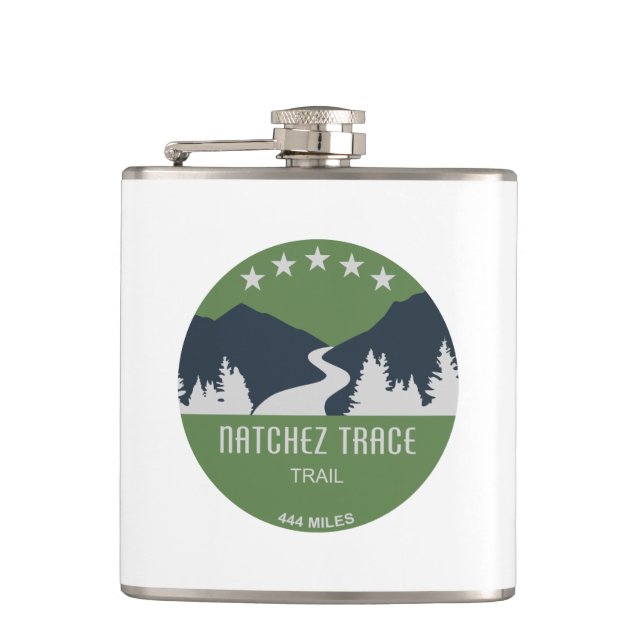 Natchez Trace Trail Hip Flask (Front)
