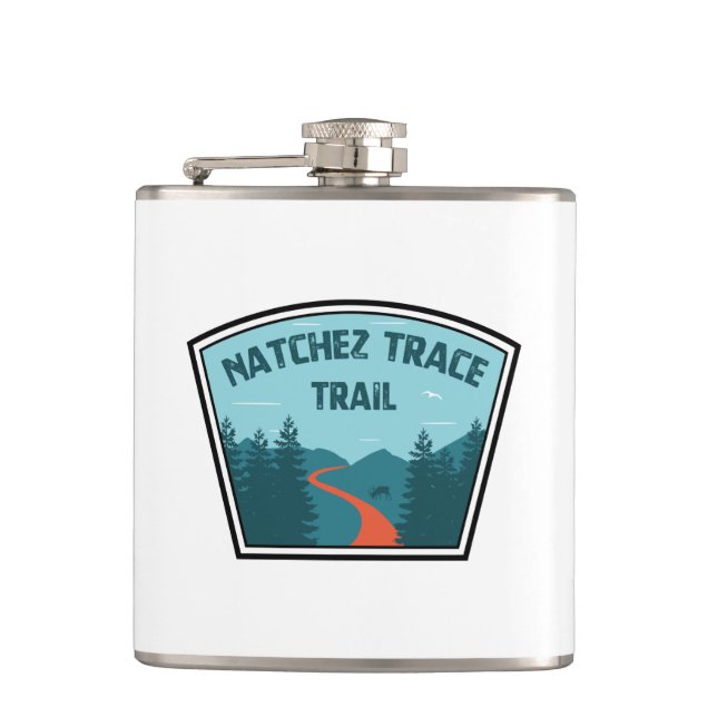 Natchez Trace Trail Hip Flask (Front)