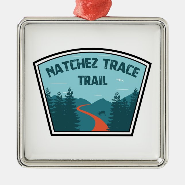 Natchez Trace Trail Metal Ornament (Front)