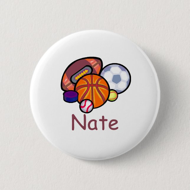 Nate 2 Inch Round Button (Front)