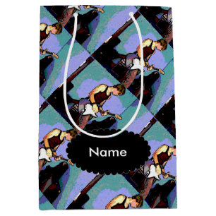 Nate and Guitar For Gifts Medium Gift Bag