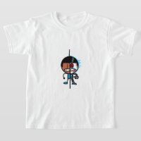 Nathan and AI Nathan Glitch Kids T-Shirt