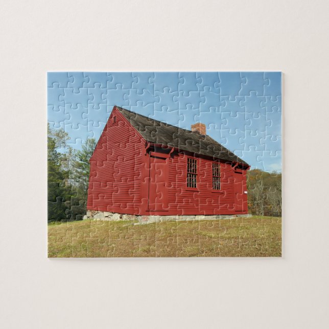 Nathan Hale Schoolhouse (East Haddam) Jigsaw Puzzle (Horizontal)
