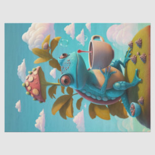 Nathaniel Drinks Coffee, Lizard Tissue Paper