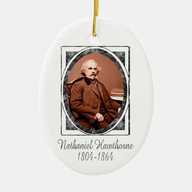 Nathaniel Hawthorne Ornament (Front)