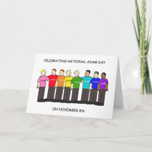 National Adam Day November 8th Card