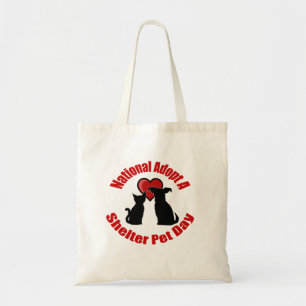 National Adopt A Shelter Pet Day Tote Bag