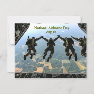 National Airborne Day Postcard