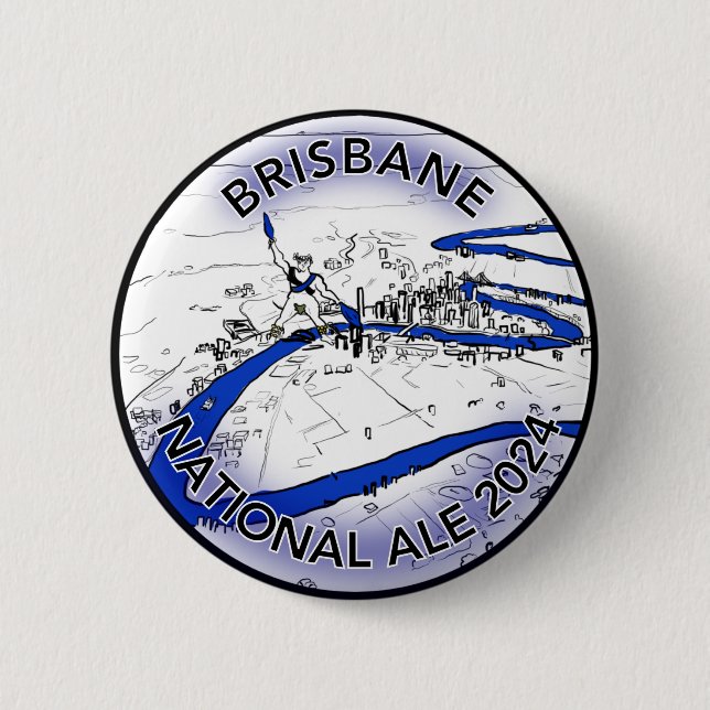 National Ale 2024 Badge 2 Inch Round Button (Front)