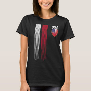 National America Flag USA American Football Fan So T-Shirt