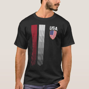 National America Flag USA American Football Fan So T-Shirt
