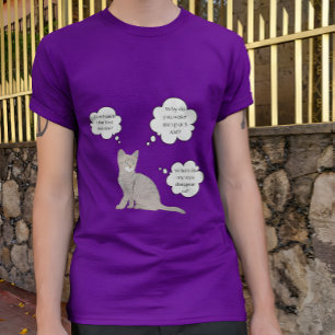 National Answer Your Cat’s Questions Day Funny T-Shirt
