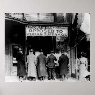 National Anti-Suffrage Association Poster