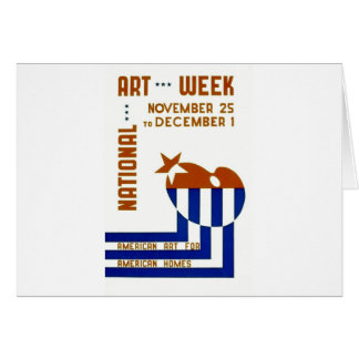 National Art Week  - WPA Poster -