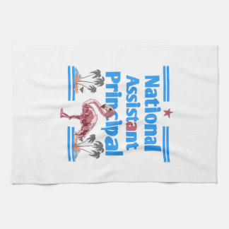 national Assistant principal flamingo Kitchen Towel