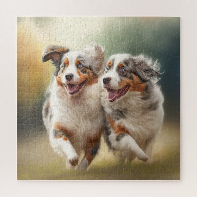 National Australian Shepherd Day, Aussie Dog Jigsaw Puzzle (Vertical)