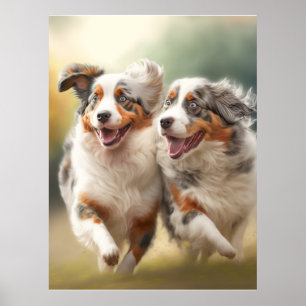 National Australian Shepherd Day, Aussie Dog Poster