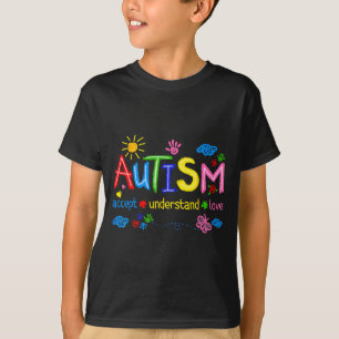 National Autism Awarenes Month Kids Boys Girl T-Shirt